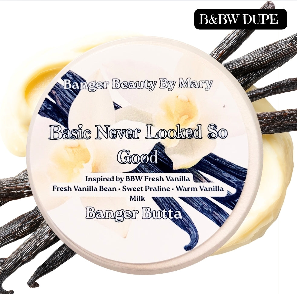 🤍 Basic Never Looked So Good – Banger Butta
